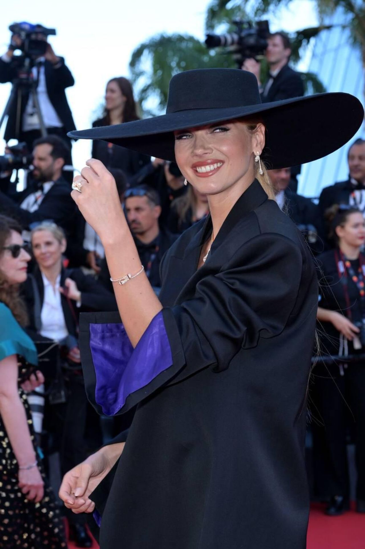 Amandine Petit at Kinds Of Kindness Premiere at The 77th Annual Cannes Film Festival04